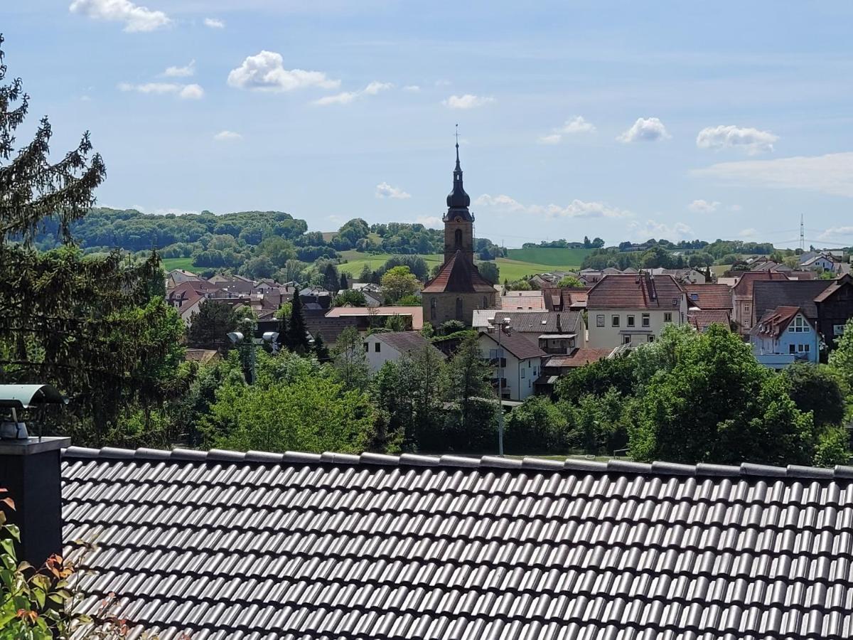 Ferienwohnung Kraichgaublick Angelbachtal Exteriör bild